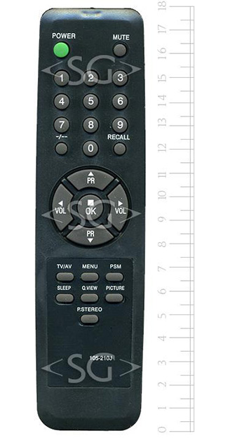 Пульт дистанционного управления для GOLDSTAR 105-210J
